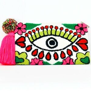 Beautiful boutique brand handmade clutch bag